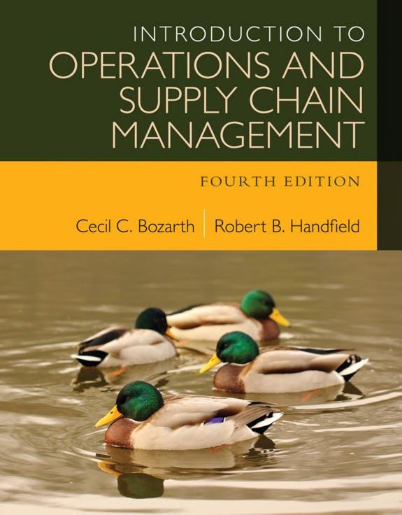 Introduction to Operations and Supply Chain Management - Cecil C. Bozarth & Robert B. Handfield